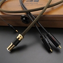 Zavfino-1877 Phono GoldRush Phono Cable Right Angle DIN-RCA 1,5 м.