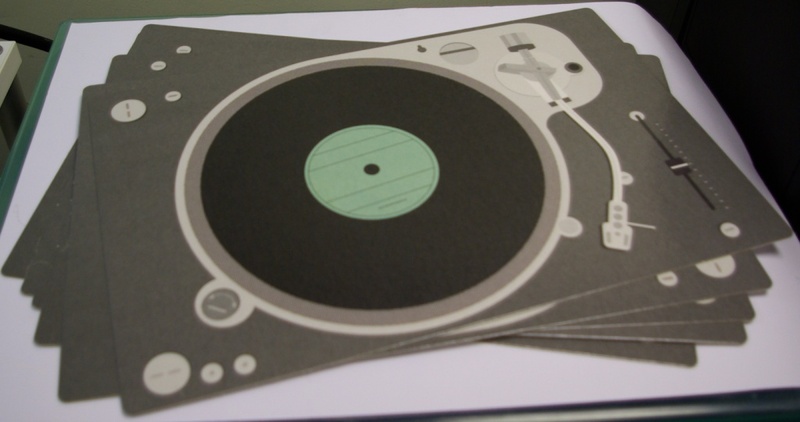 Onlyvinil Placemat turntable (Set of 6)