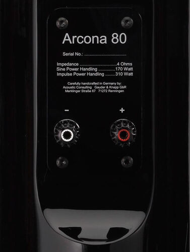 Gauder Akustik Arcona 80 MkII High Gloss Black