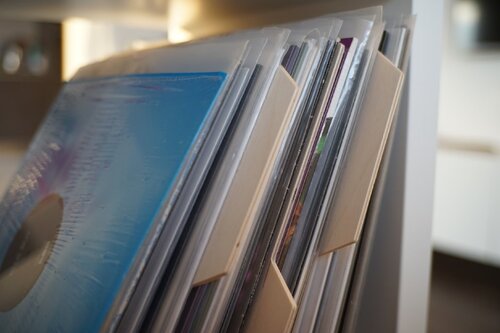 12 Inch LP Record Divider Cards Large Set (5 pcs.)