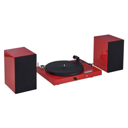 Pro-Ject Audio Juke Box E HiFi Set High Gloss Red