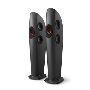 KEF Blade Two Meta Charcoal Grey/ Red