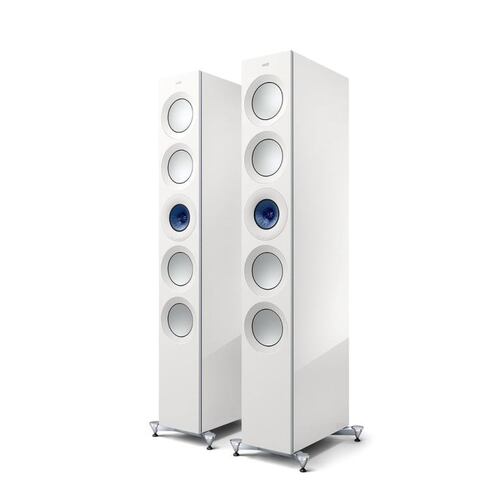 KEF Reference 5 High Gloss White/ Blue