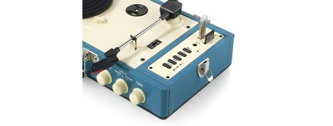 Ricatech RTT98 Vintage Turntable Blue