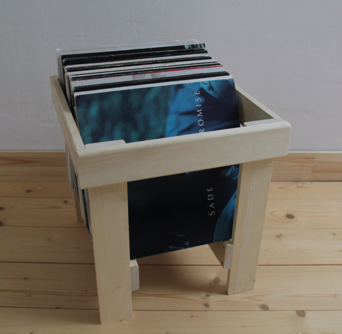 12 Inch LP Record Storage Crate