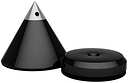 Perfect Sound Cones 36 мм + Discs Black Set (4+4 pcs.)