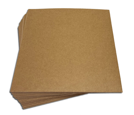OnlyVinyl Outer Record Sleeves Cardboard Natural Brown Set (25 pcs.)