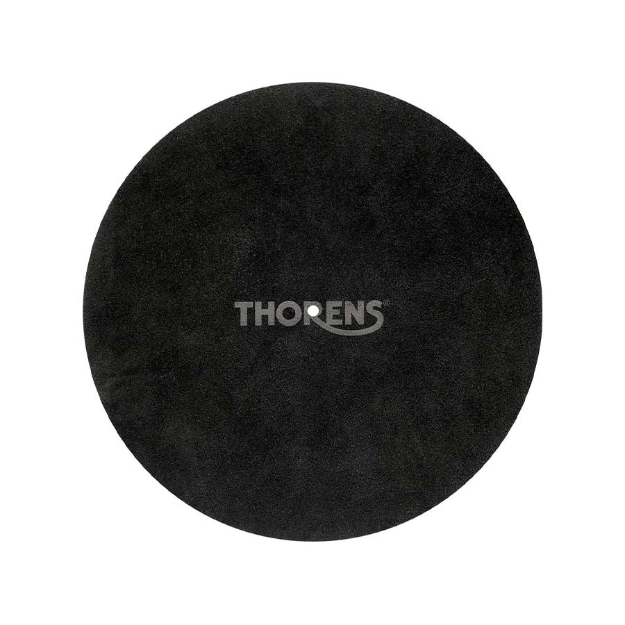 Thorens Leather Turntable Platter Mat Black