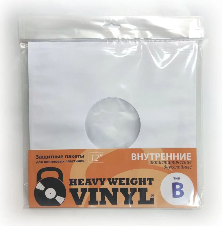 Heavy Weight Vinyl Inner Record Sleeves Type B (6 pcs.)