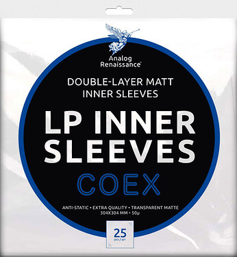 Analog Renaissance Inner Record Sleeve COEX Set (25 pcs.)
