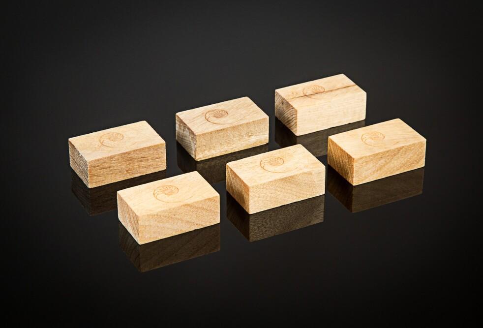 Cardas Golden Cuboids Myrtle Wood Blocks Small Set (6 pcs.)