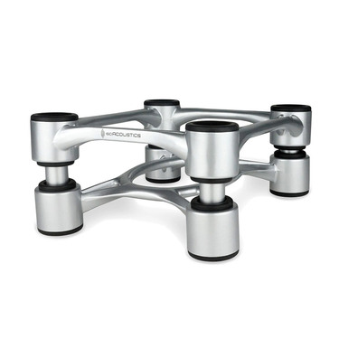 IsoAcoustics Aperta Silver Speaker Isolation Stands