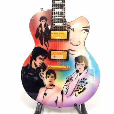 Mini Guitar Replica Elvis Presley Tribute-2