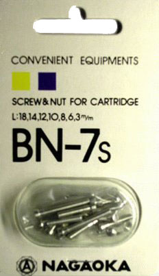 Nagaoka BN-7S Screw Nut Silver Set
