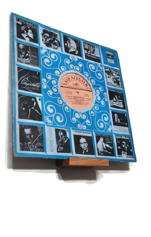 OnlyVinyl Vinyl Record Shelf Brown Oak