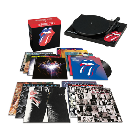 Pro-Ject Audio Rolling Stones Turntable Black & Box Set Bundle