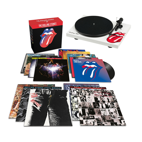 Pro-Ject Audio Rolling Stones Turntable White & Box Set Bundle