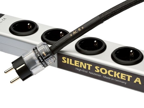 Silent Wire SilentSocket 8 (6 sockets) 1,5 м.
