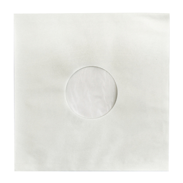 Audiocore Inner Record Sleeves Paper Hole Inside Deluxe Antistatic Matt White