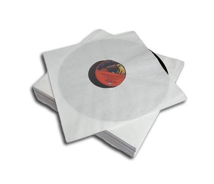 Onlyvinyl Inner Record Sleeves Premium Polyliner White Set (25 pcs.)
