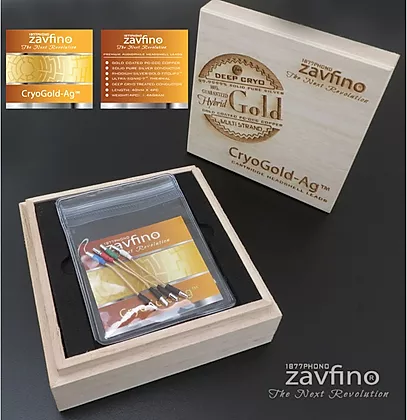 Zavfino-1877Phono CryoGold-Ag Headshell Leads