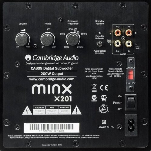 Cambridge Audio Minx X201 White