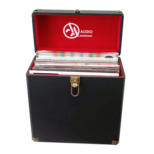 Audio Anatomy 12 Inch Album Record Case Black