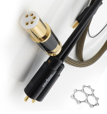 Zavfino-1877 Phono GoldRush Phono Cable RCA-XLR 1,5 м.