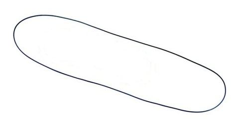 Acoustic Solid Drive belt Ø = 1 mm