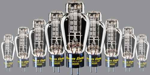 Western Electric 300B Vacuum Valve Hand Selected Quad Set (4 pcs.)