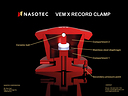 Nasotec VEM X Record Clamp Black 470 g