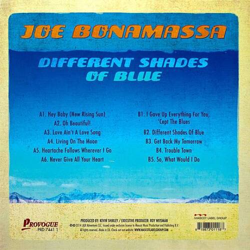 Joe Bonamassa Different Shades Of Blue