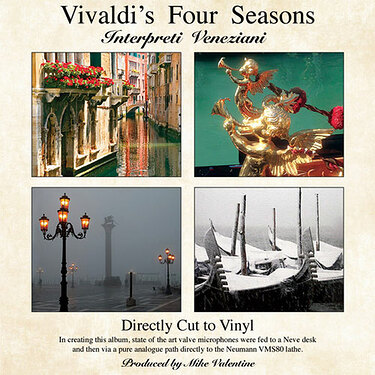 Interpreti Veneziani Chamber Orchestra Vivaldi The Four Seasons