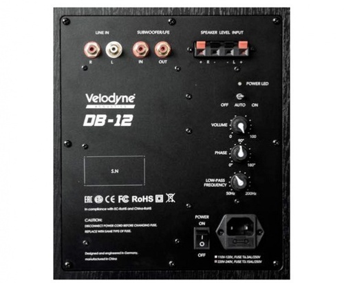 Velodyne DB-12 Black