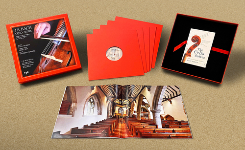Justin Pearson, Pedro Silva & Katherine Rockhill J.S. Bach Cello Suites Box Set (5 LP)