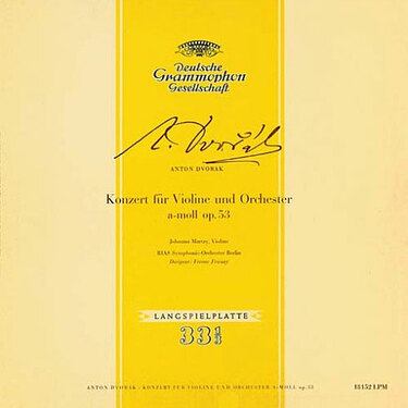 Antonin Dvorak Concerto For Violin And Orchestra In A Minor Op.53