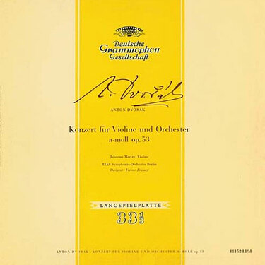 Antonin Dvorak Concerto For Violin And Orchestra In A Minor Op.53