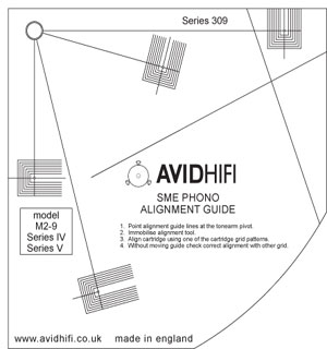 Avid SME Alignment Phono Guide