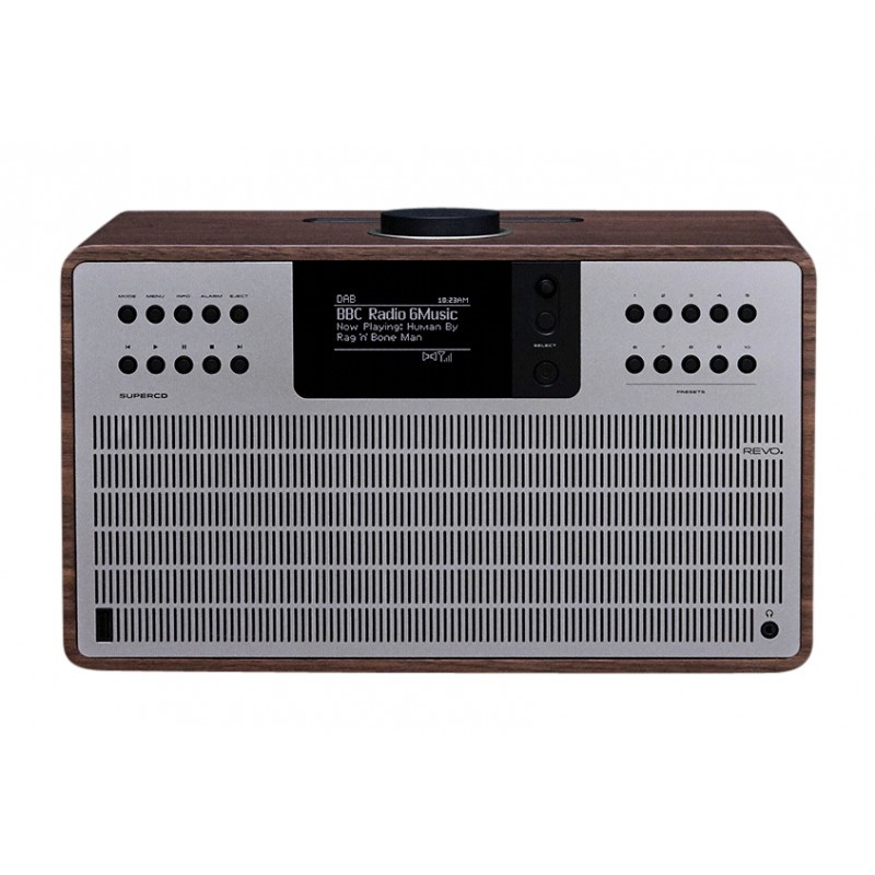 Revo SuperCD Silver/Walnut