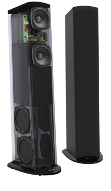 GoldenEar Triton Five Tower Speakers Black