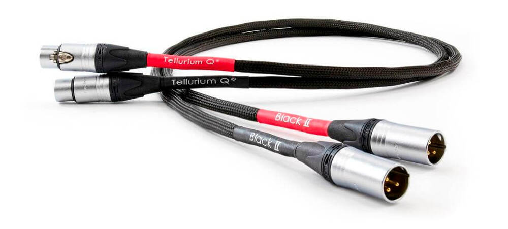Tellurium Q Black II XLR Cable 1,0 м.