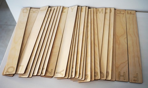 12 Inch LP Record Divider Cards Set (26 pcs.)