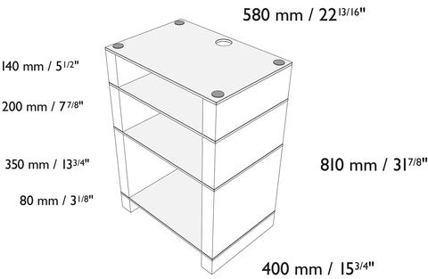 Blok STAX 810X Natural Oak/Black