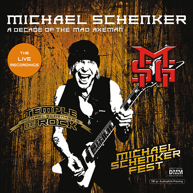 Michael Schenker A Decade Of The Mad Axeman (Live Recordings)