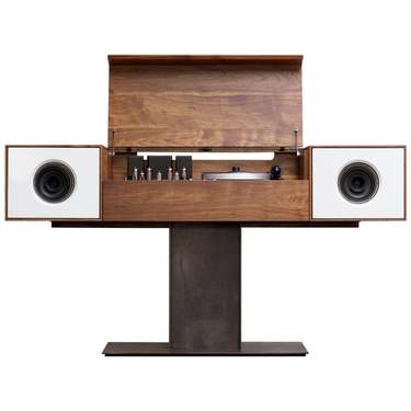 Symbol Audio Modern Record Console Walnut