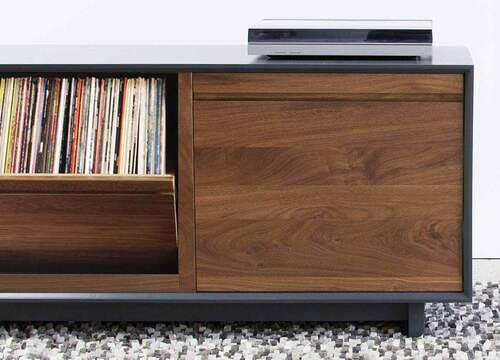 Symbol Audio AERO 51″ LP Storage Cabinet Slate Grey