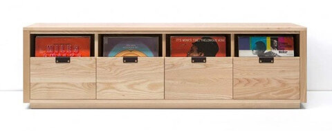 Symbol Audio Dovetail 4×1 Storage Cabinet Soaped Ash