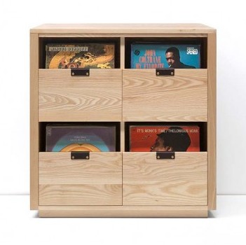 Symbol Audio Dovetail 2×2 Storage Cabinet Natural Walnut