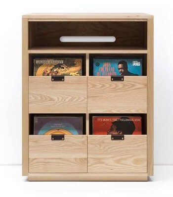 Symbol Audio Dovetail 2 x 2.5 with Equipment Shelf Soaped Ash