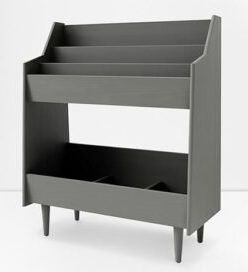 Symbol Audio Luxe 3-Bay Record Stand Slate Grey